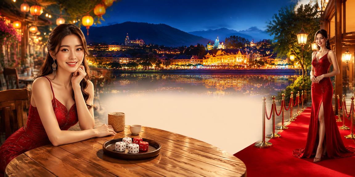 Người chơi Tài Xỉu trực tuyến tại Sapa bên ly cà phê buổi sáng trong không khí sương mù